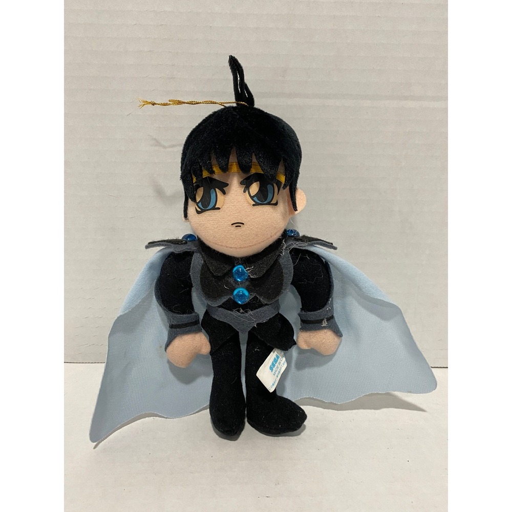 Sega Plush Anime Character 1995 Vintage Blue Black 8in Excellent